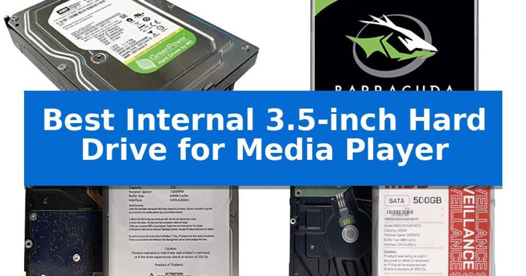 Best Internal 3.5-inch Hard Drive for Media Player