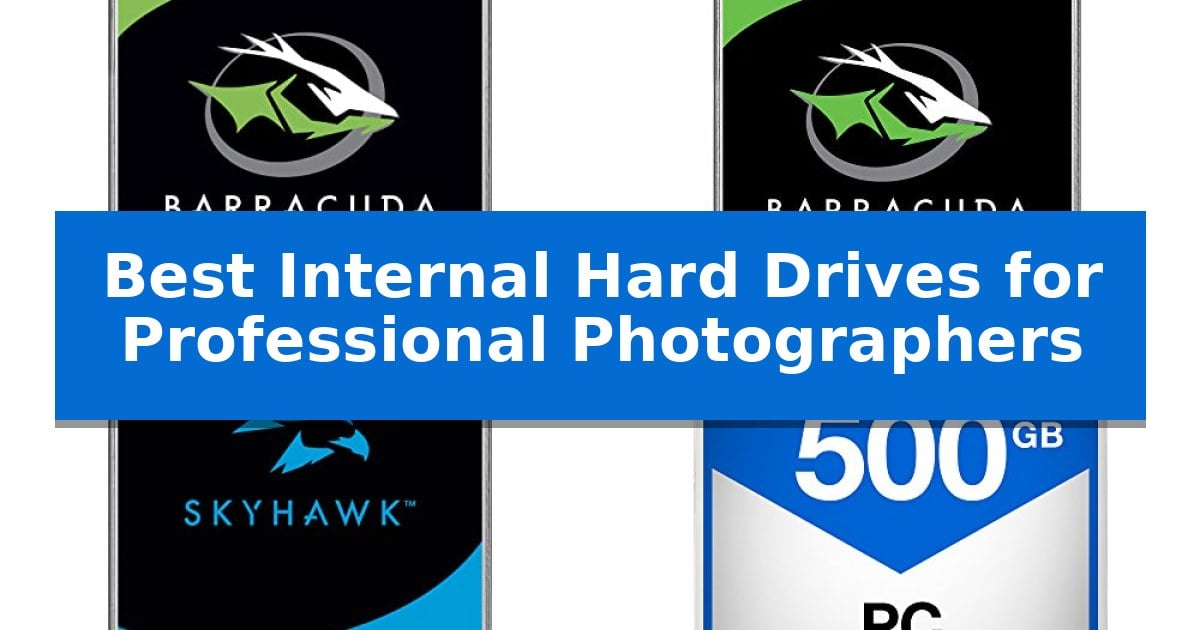 Best Internal Hard Drives for Professional Photographers