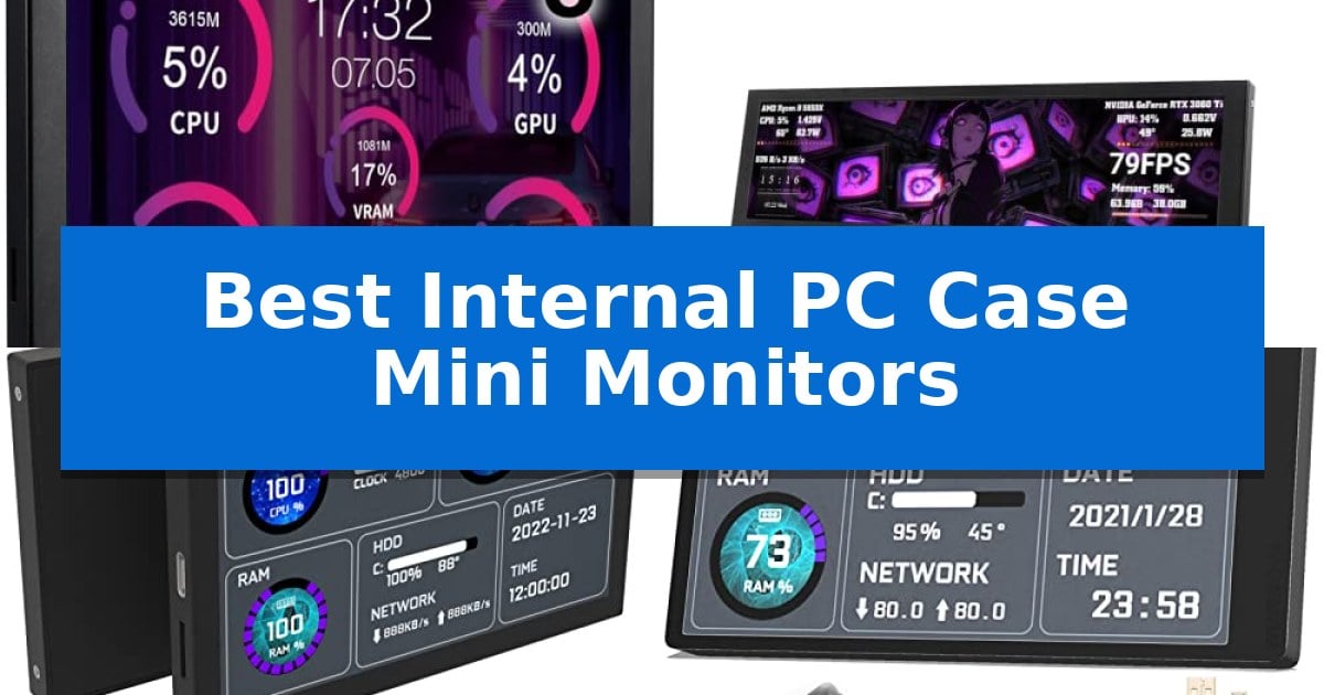 Best Internal PC Case Mini Monitors