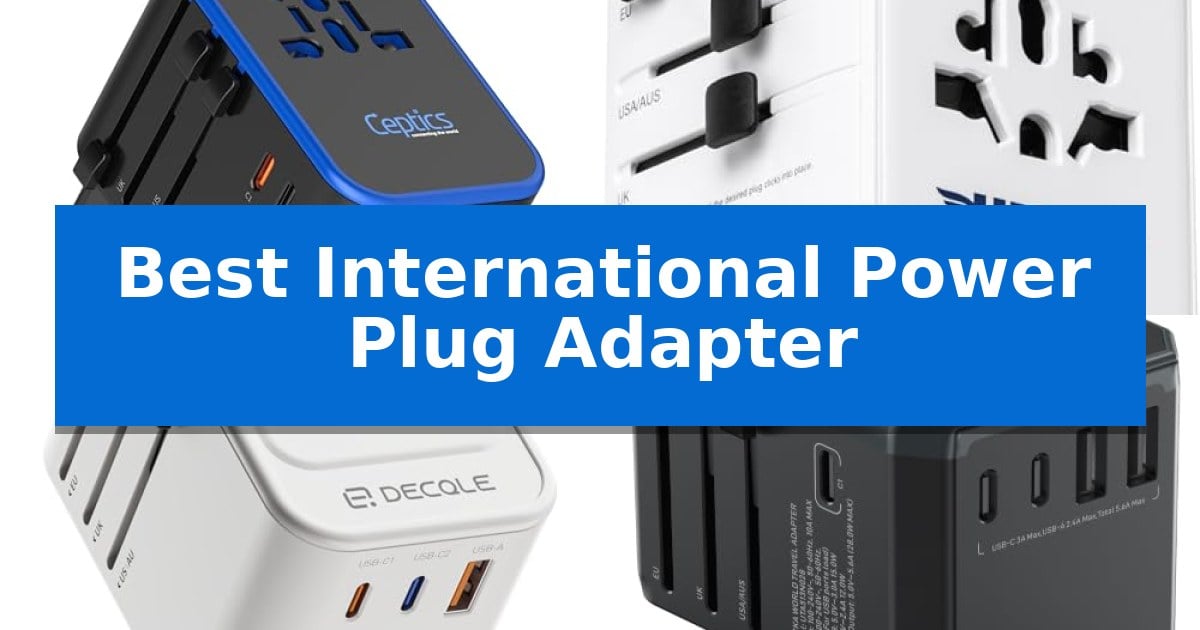 Best International Power Plug Adapter