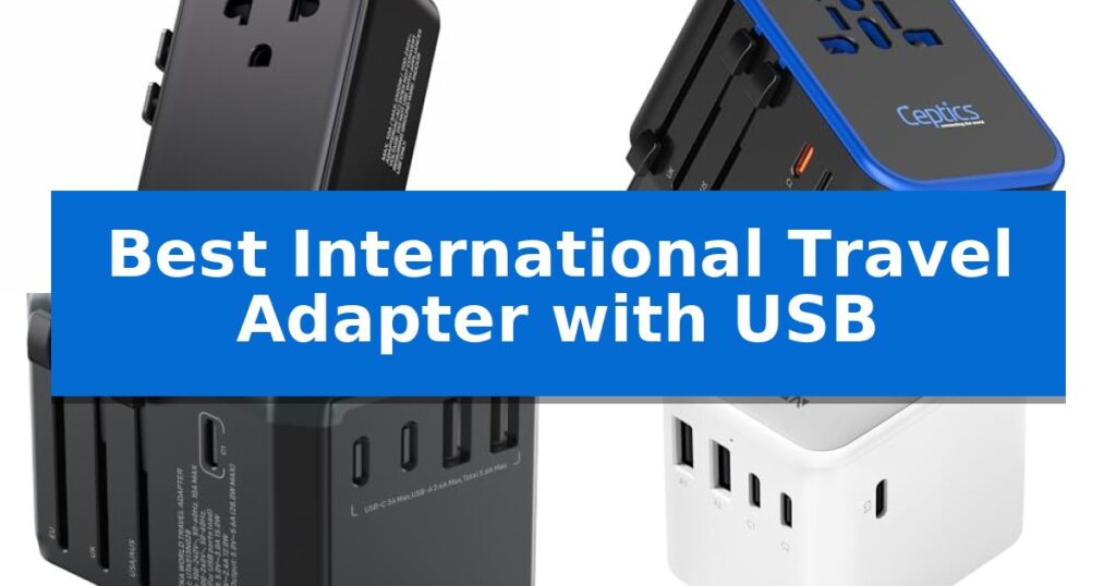 Best International Travel Adapter with USB