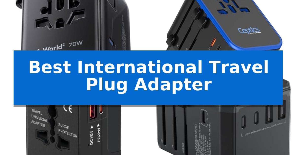 Best International Travel Plug Adapter