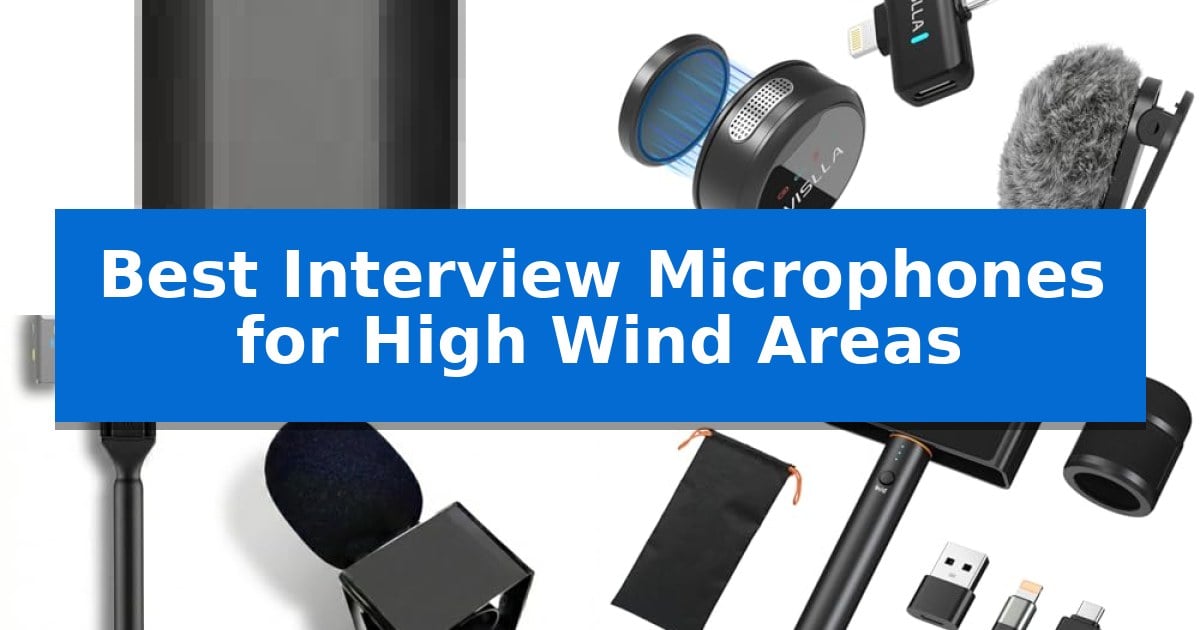 Best Interview Microphones for High Wind Areas