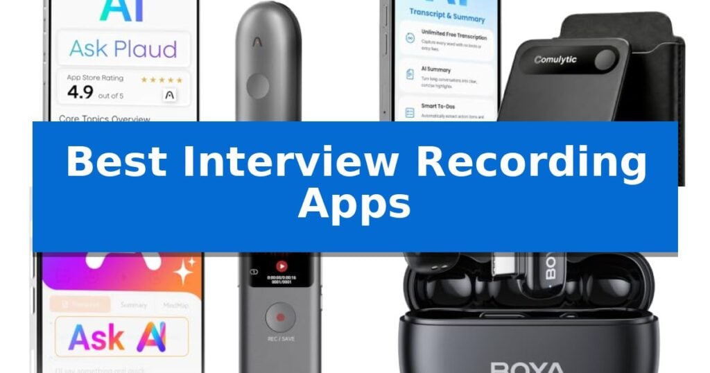 Best Interview Recording Apps