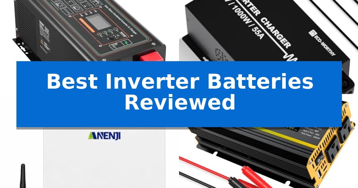 Best Inverter Batteries Reviewed