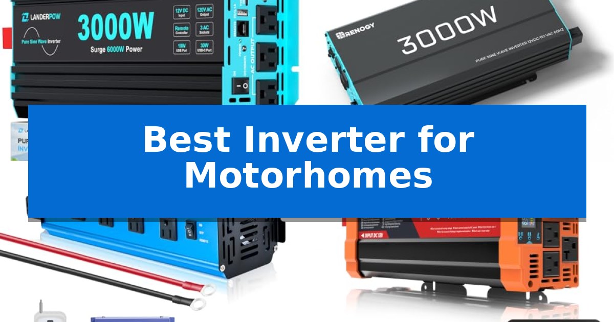 Best Inverter for Motorhomes