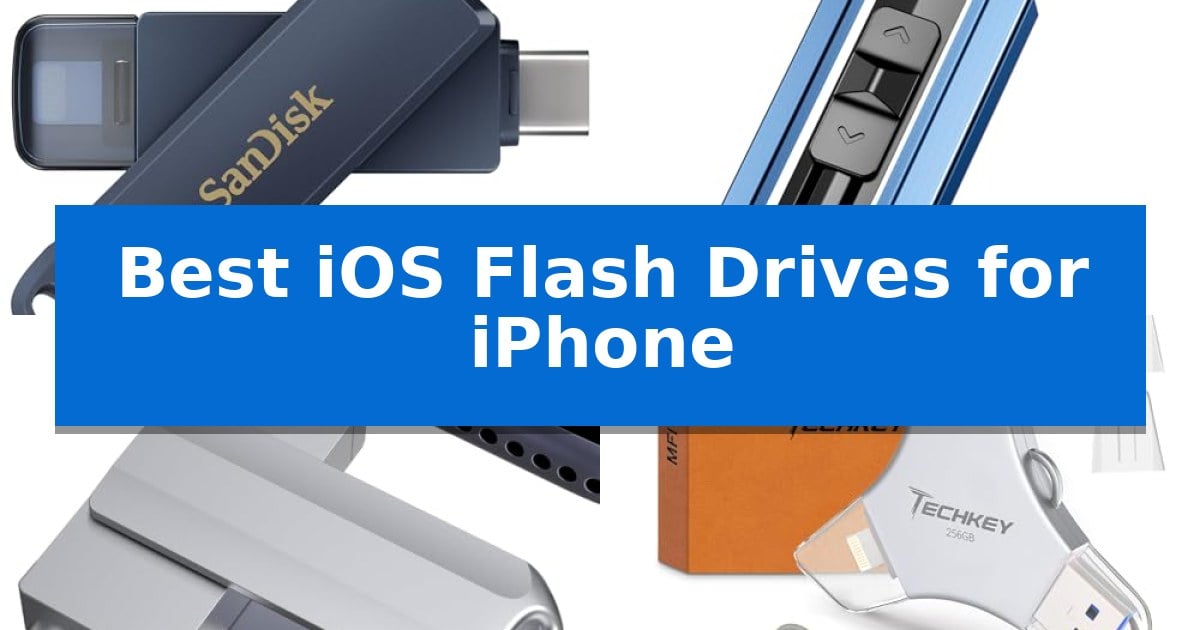 Best iOS Flash Drives for iPhone