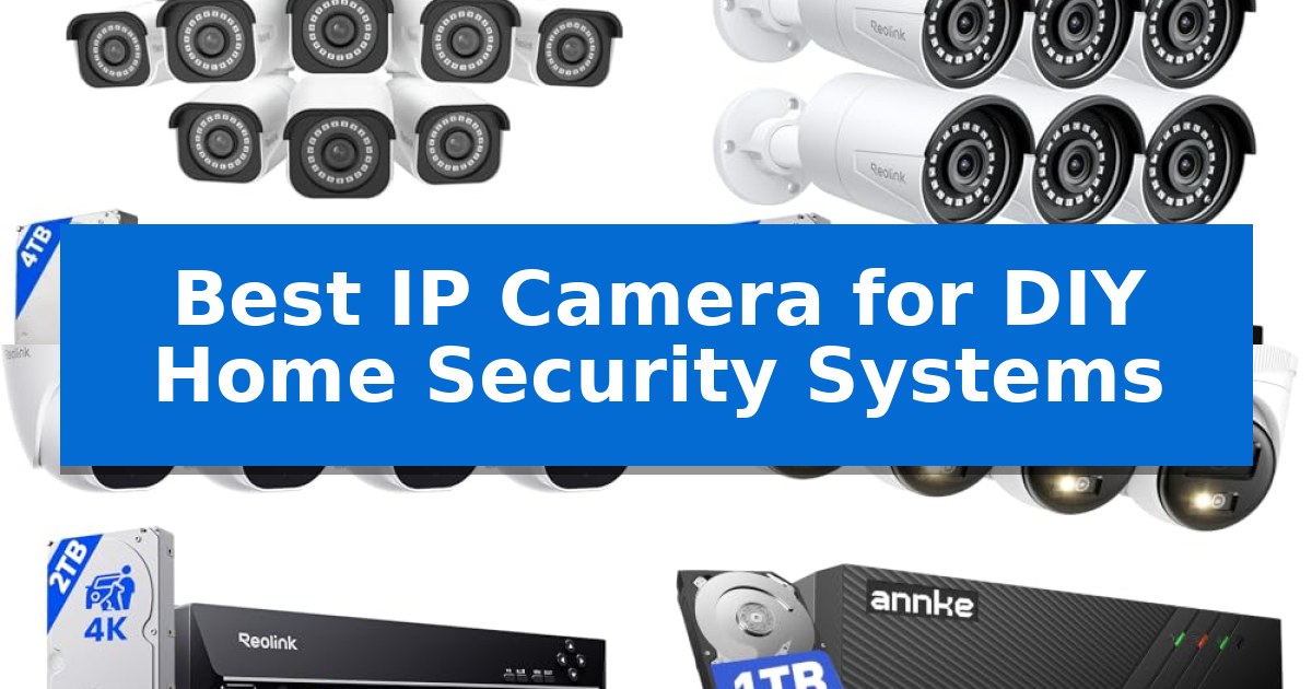 Best IP Camera for DIY Home Security Systems