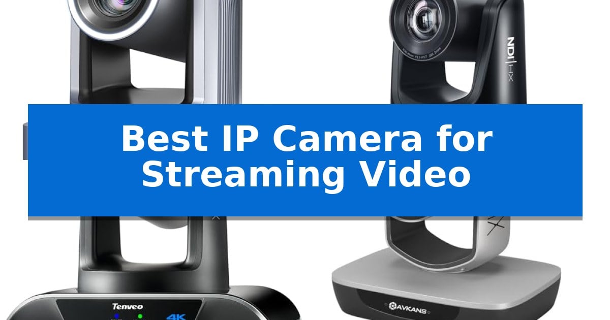 Best IP Camera for Streaming Video