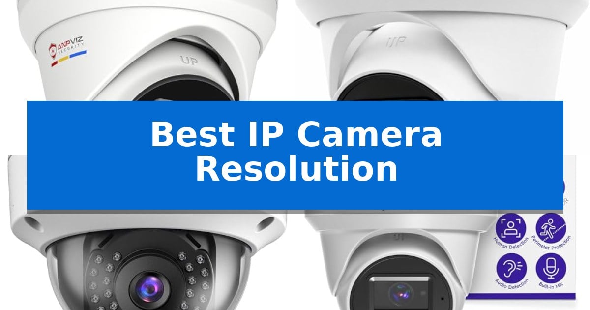 Best IP Camera Resolution