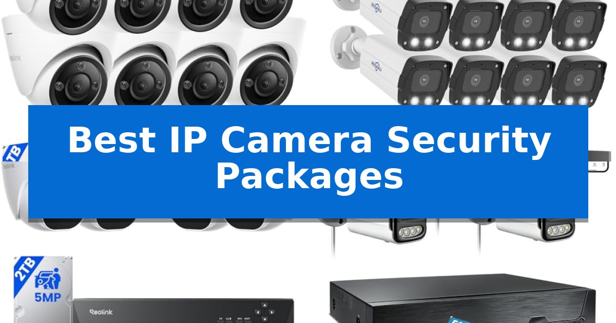 Best IP Camera Security Packages