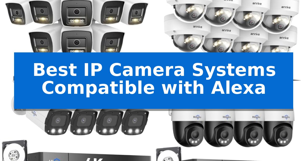 Best IP Camera Systems Compatible with Alexa