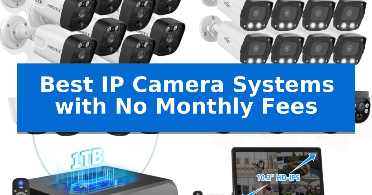 Best IP Camera Systems with No Monthly Fees
