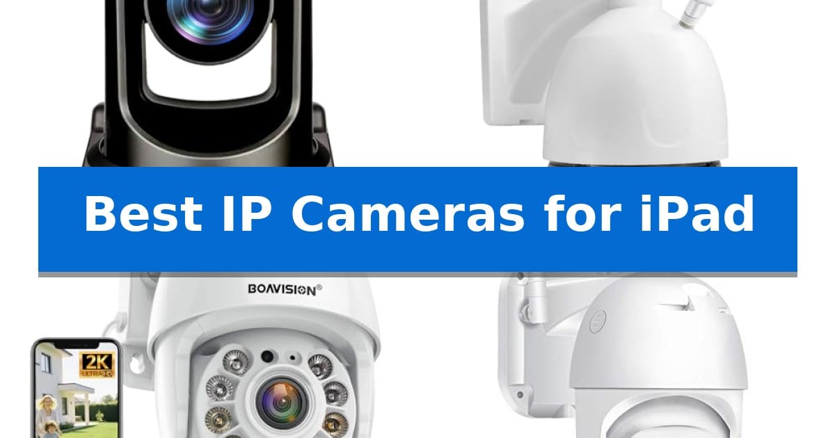 Best IP Cameras for iPad