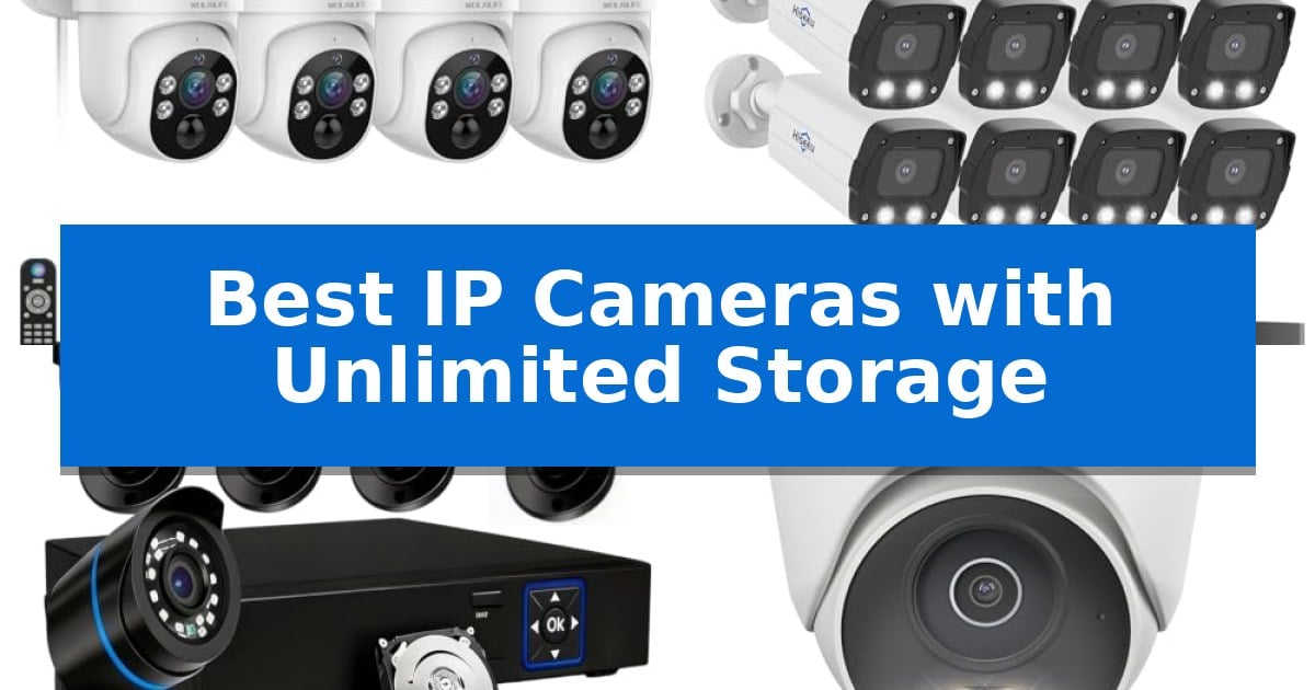 Best IP Cameras with Unlimited Storage