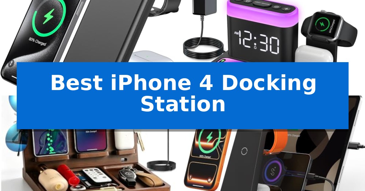 Best iPhone 4 Docking Station