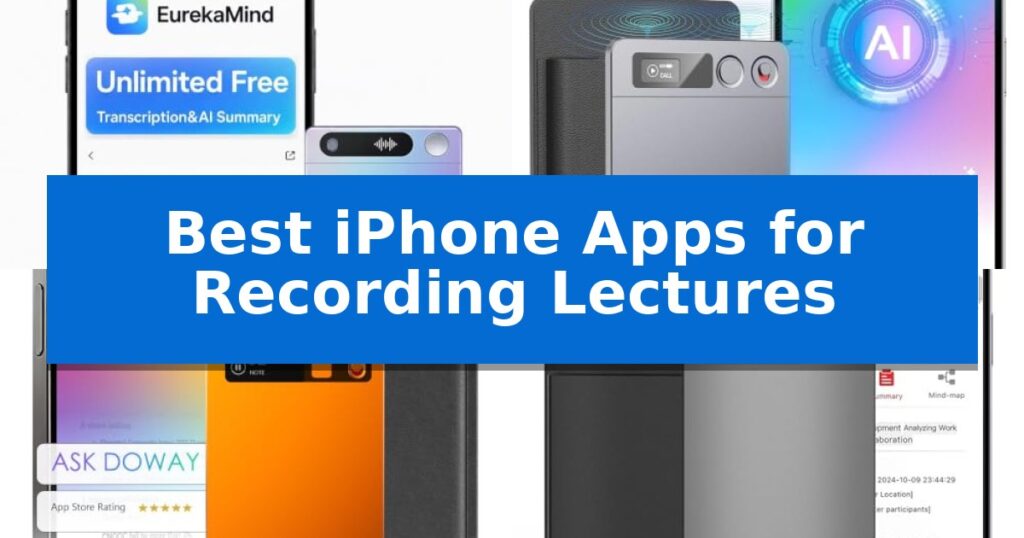 Best iPhone Apps for Recording Lectures