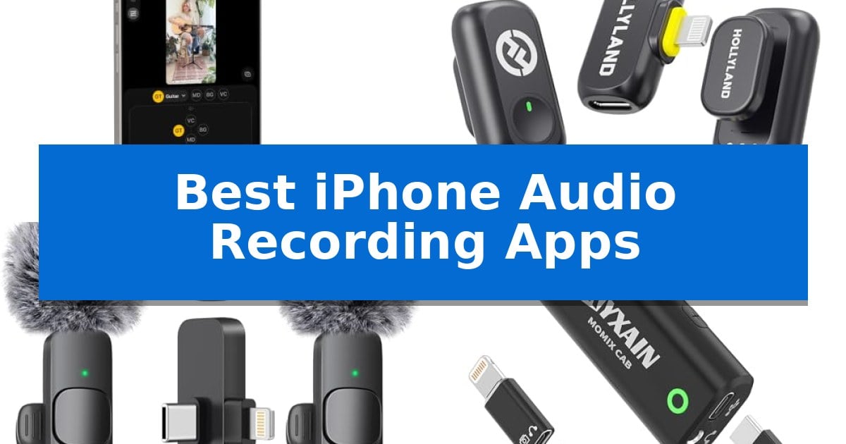 Best iPhone Audio Recording Apps