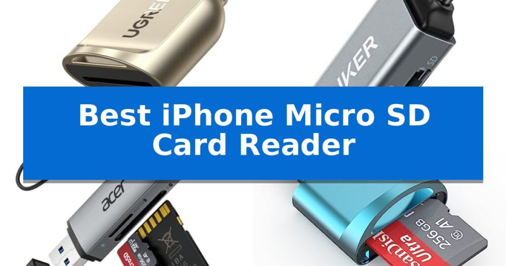 Best iPhone Micro SD Card Reader