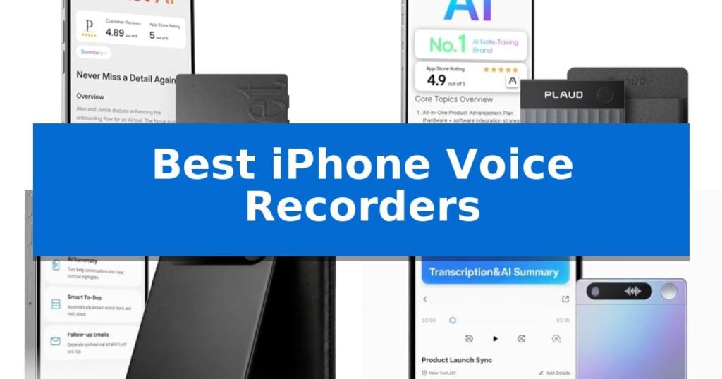 Best iPhone Voice Recorders