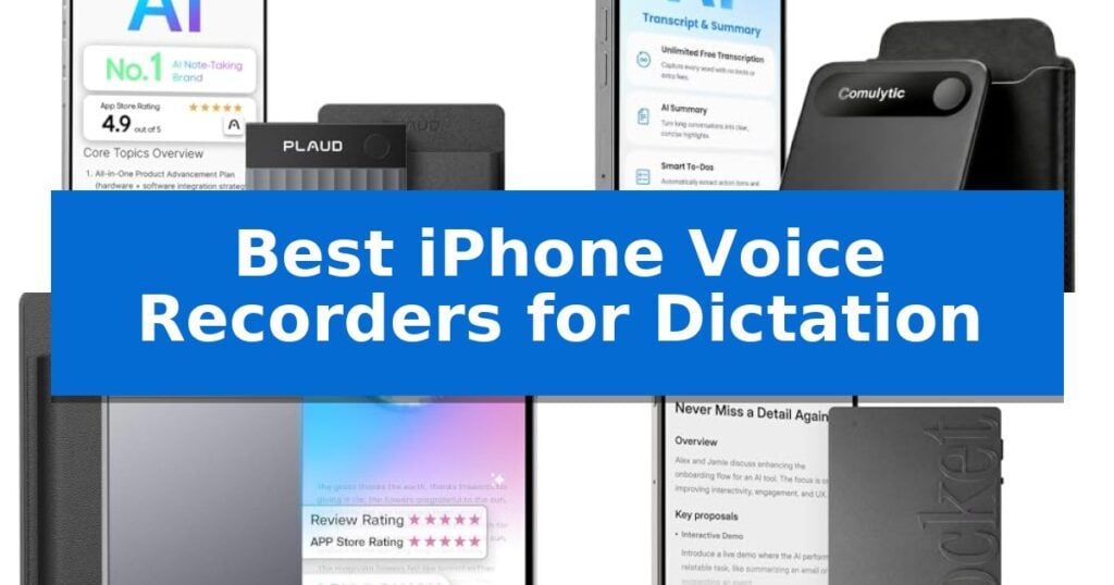 Best iPhone Voice Recorders for Dictation