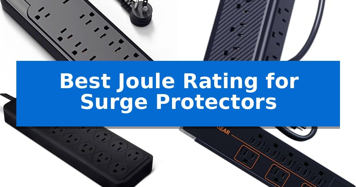 Best Joule Rating for Surge Protectors