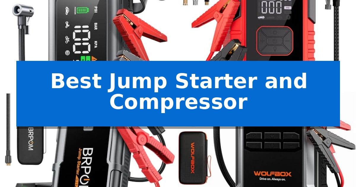 Best Jump Starter and Compressor