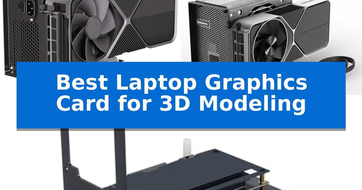 Best Laptop Graphics Card for 3D Modeling in 2026: Unlock Desktop Power ...