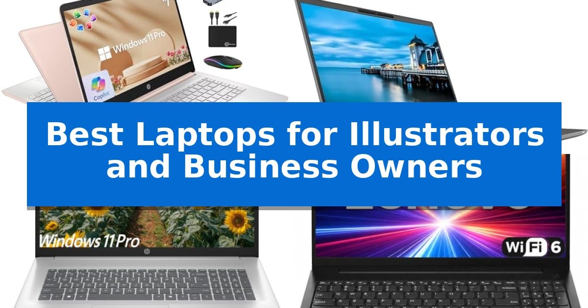 Best Laptops for Illustrators and Business Owners