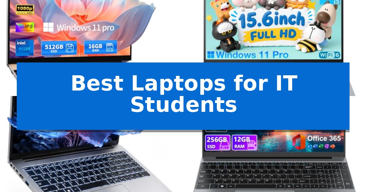 Best Laptops for IT Students