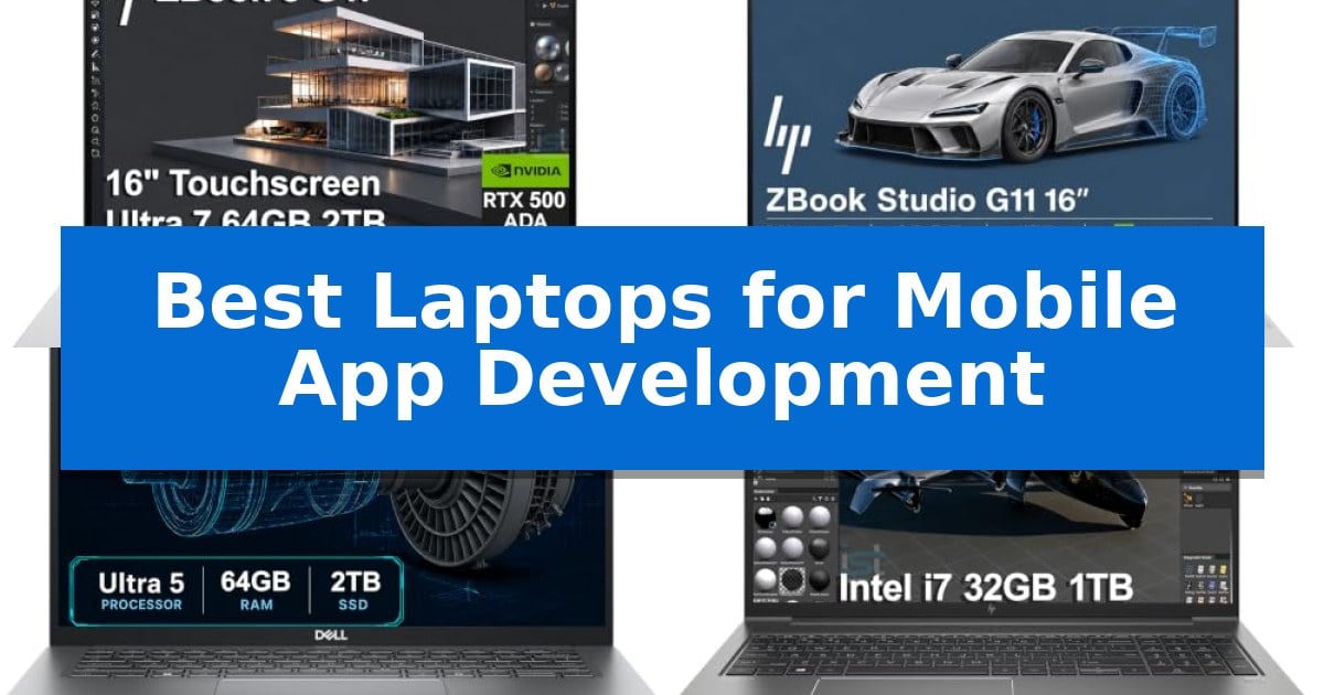 Best Laptops for Mobile App Development