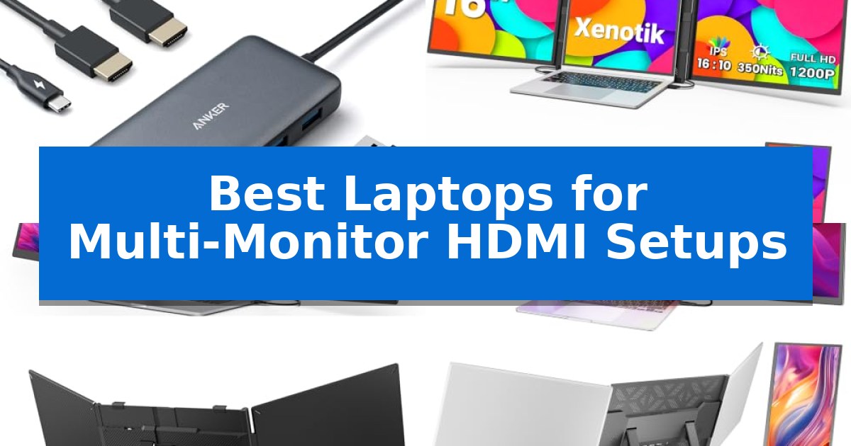 Best Laptops for Multi-Monitor HDMI Setups