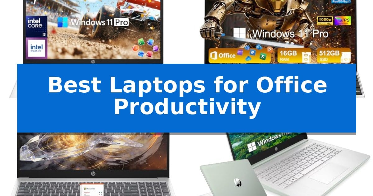 Best Laptops for Office Productivity
