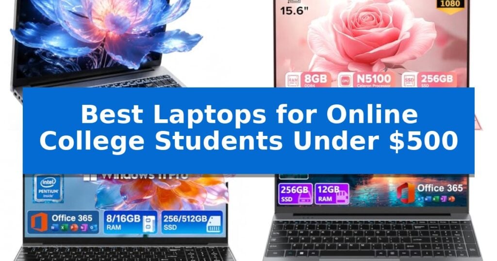 Best Laptops for Online College Students Under $500
