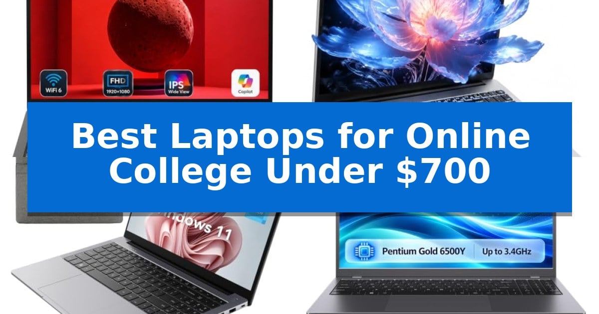 Best Laptops for Online College Under $700