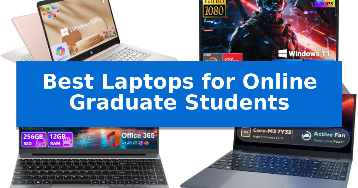 Best Laptops for Online Graduate Students