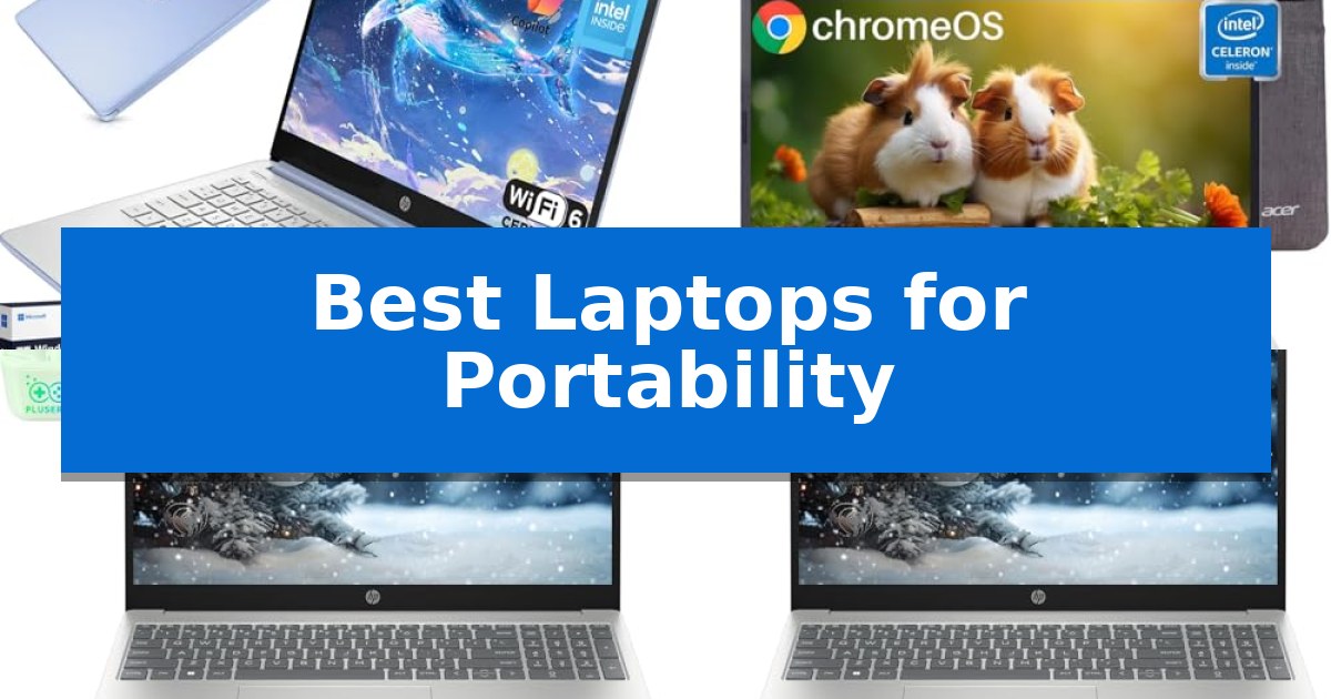 Best Laptops for Portability