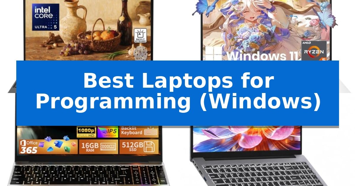 Best Laptops for Programming (Windows)
