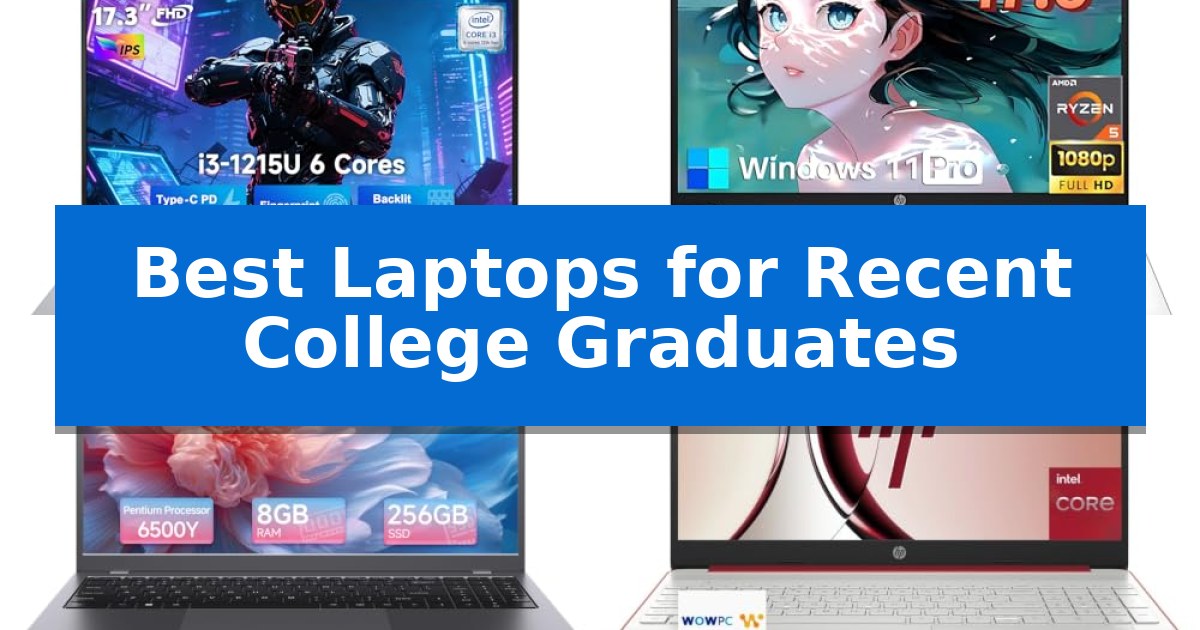 Best Laptops for Recent College Graduates