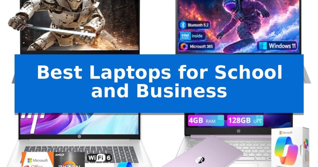 Best Laptops for School and Business