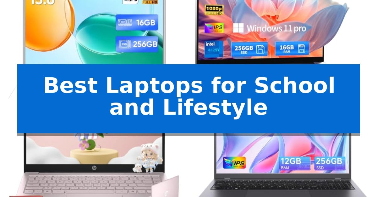 Best Laptops for School and Lifestyle