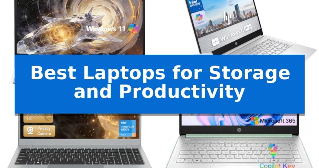 Best Laptops for Storage and Productivity