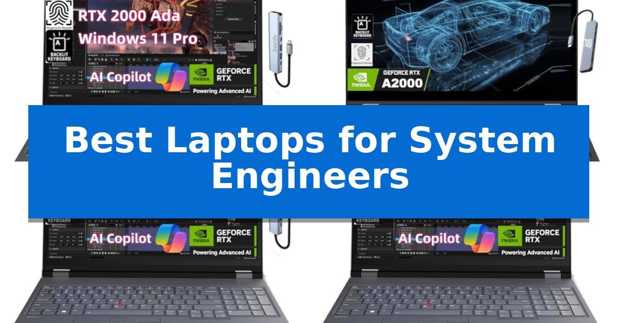 Best Laptops for System Engineers