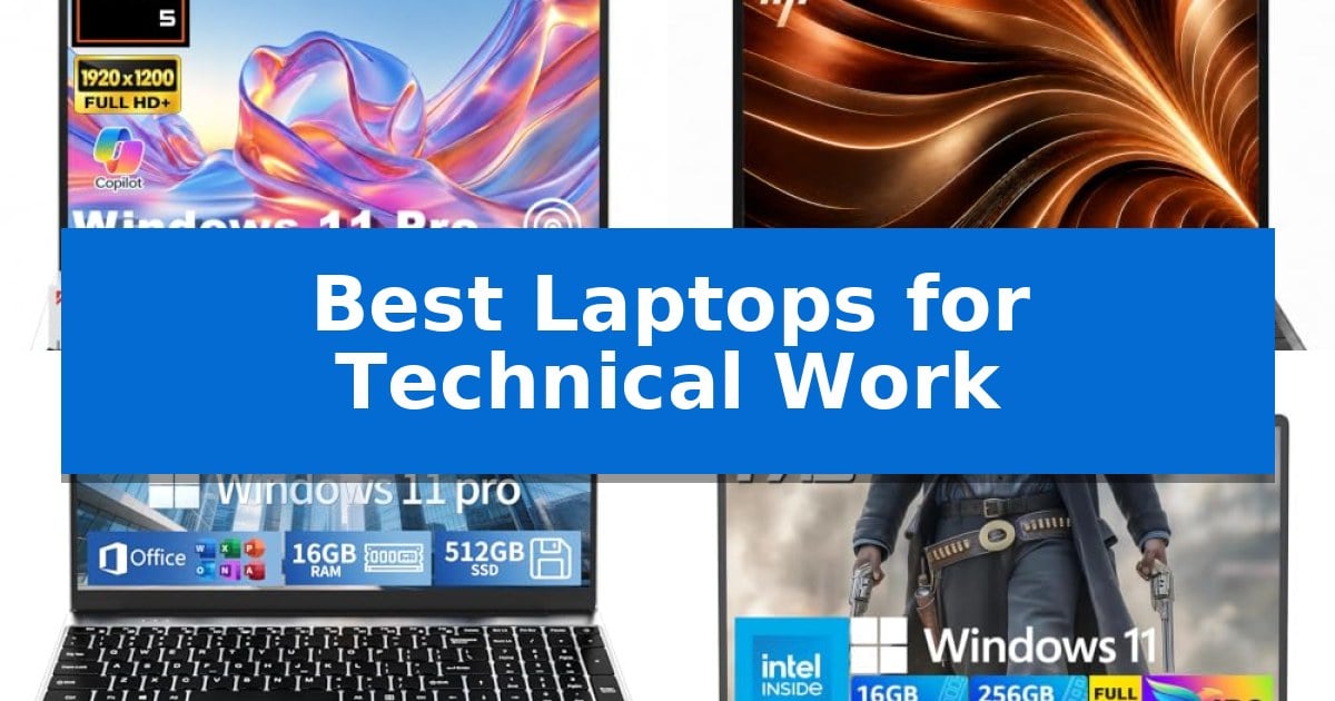 Best Laptops for Technical Work