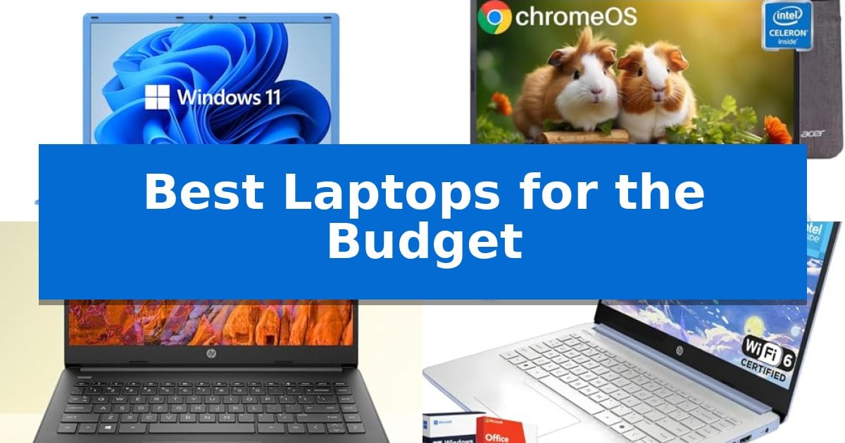 Best Laptops for the Budget