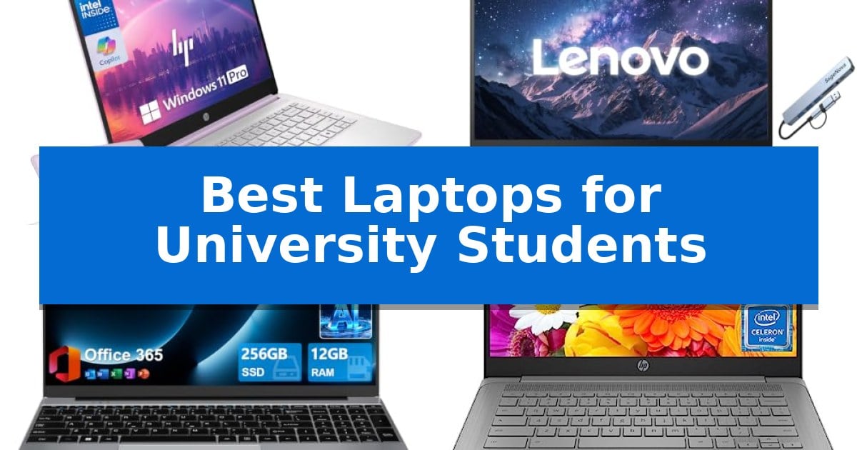 Best Laptops for University Students