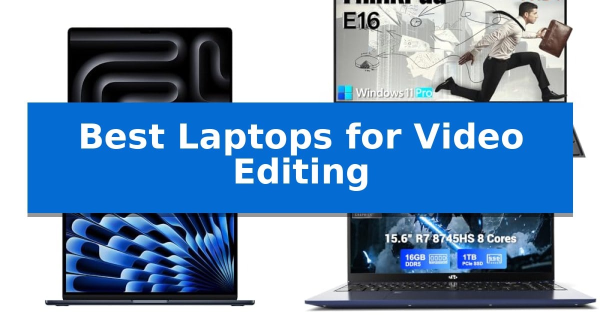 Best Laptops for Video Editing