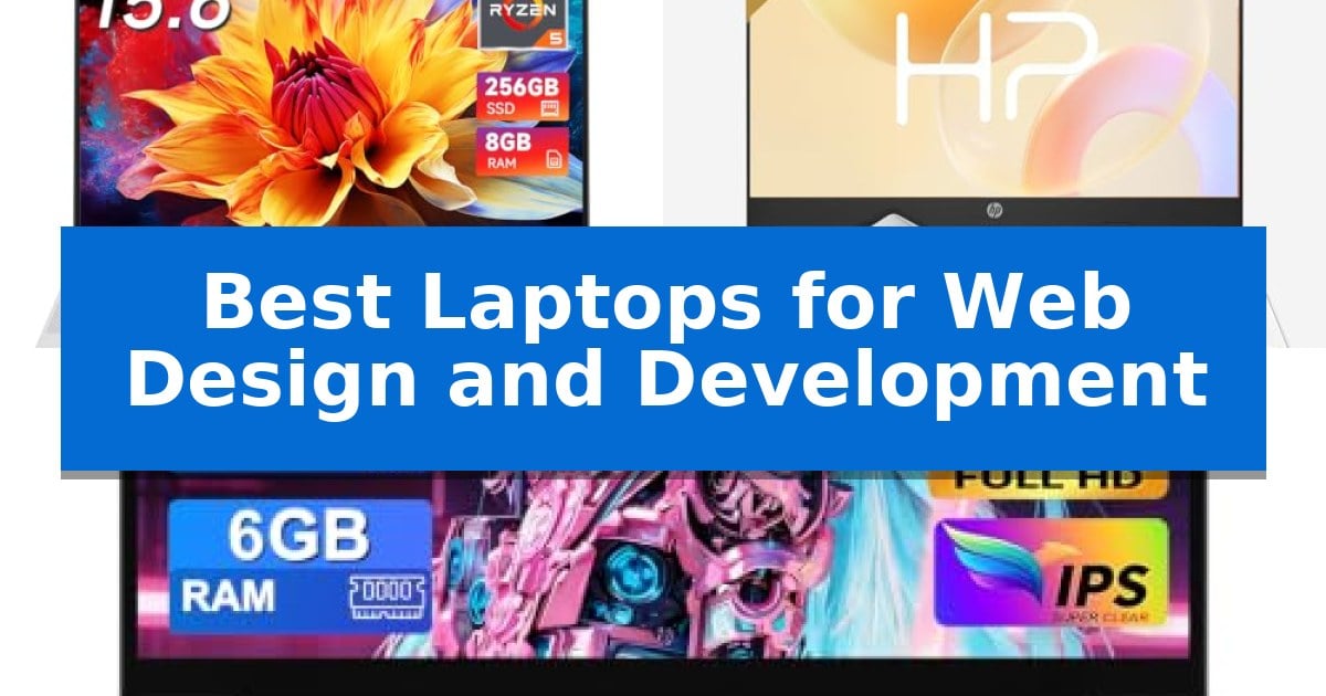 Best Laptops for Web Design and Development