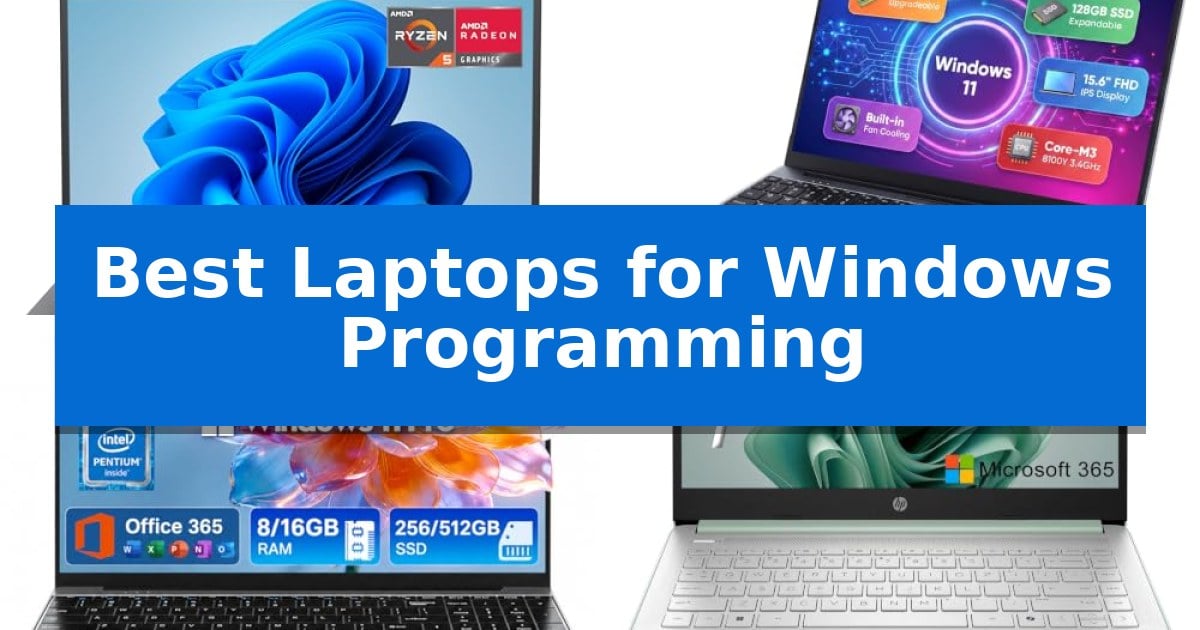 Best Laptops for Windows Programming