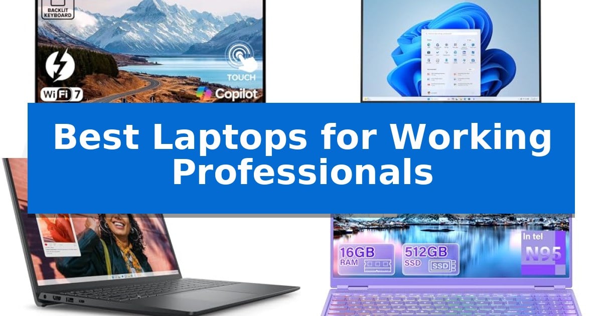 Best Laptops for Working Professionals